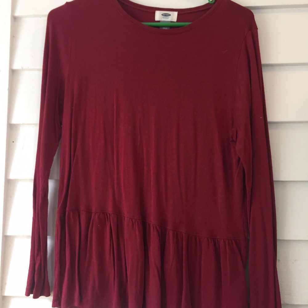 medium peplum t-shirt